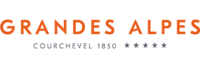 Logo Grandes Alpes Courchevel 1850 avec cinq étoiles