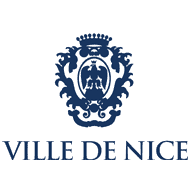Logo officiel de la Ville de Nice avec blason héraldique et inscription